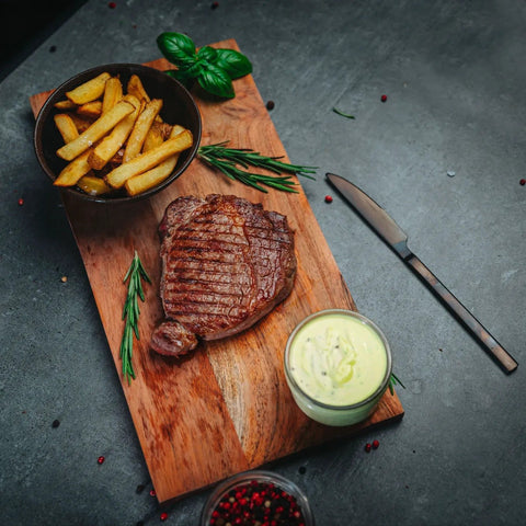 Bøf bearnaise Med Pommes Frites (2 personer)