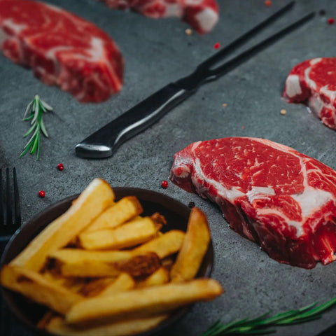 Bøf bearnaise Med Pommes Frites (4 personer)