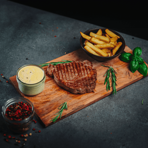 Bøf bearnaise Med Pommes Frites (4 personer)