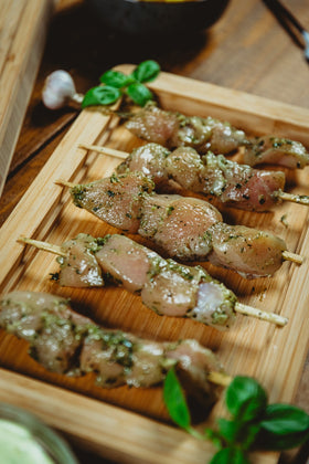 kyllingespyd m. French Garden Marinade - 15x100g