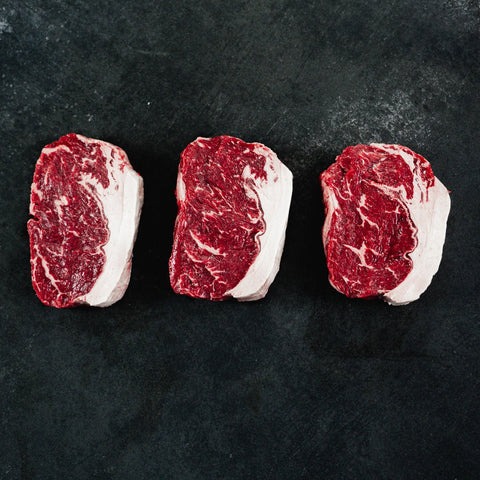 Argentinsk angus striploin steak